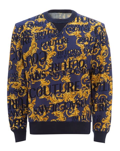 versace jeans baroque sweatshirt|Versace Jeans Couture Baroque Stretch.